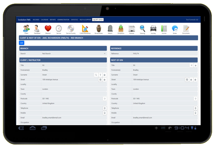 Evolution FMS Version 9